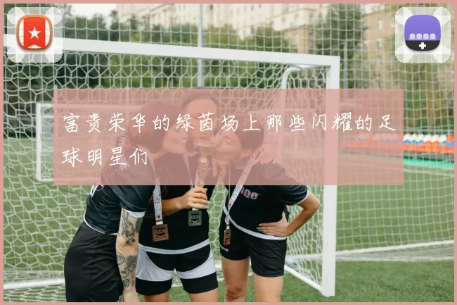 富贵荣华的绿茵场上那些闪耀的足球明星们