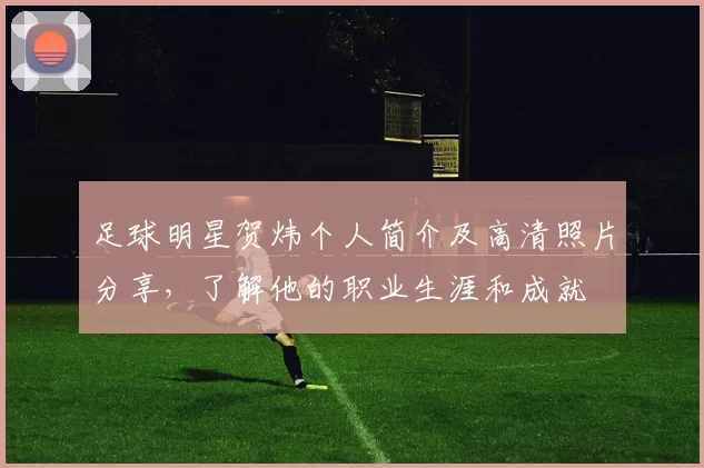 足球明星贺炜个人简介及高清照片分享，了解他的职业生涯和成就