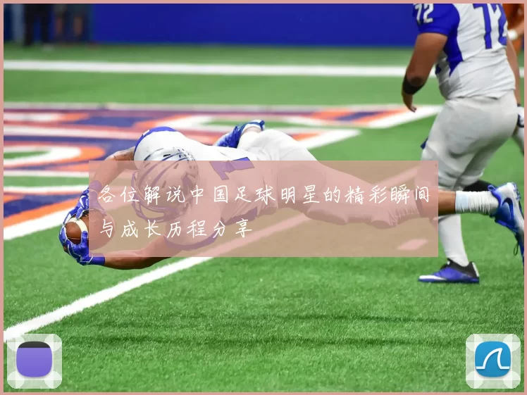 各位解说中国足球明星的精彩瞬间与成长历程分享